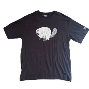 Duluth Trading Co Men's Size L Relaxed Fit Longtail T-Shirt Beaver 100% Cotton